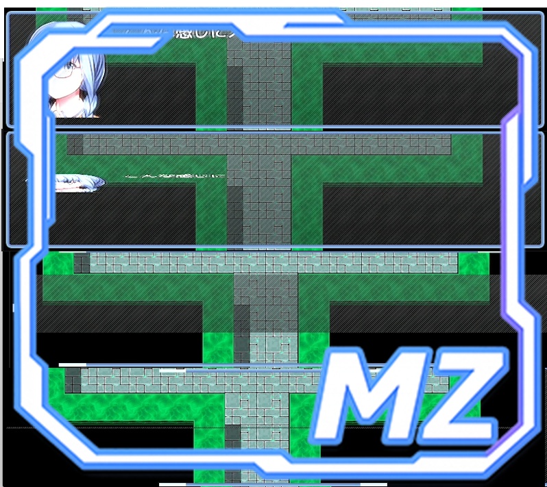 サイバーパンクメッセージウィンドウ開閉＆エフェクト　【RPGツクールMZ用】