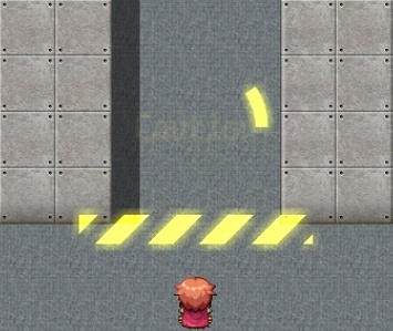 サイバーパンクな通行止めアニメーションプラグイン 【RPGツクールMV用】