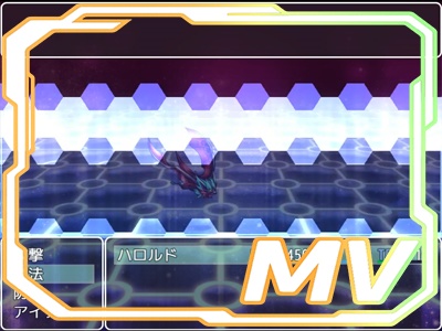 戦闘ウィンドウにサイバーパンクな六角形エフェクトをつけるプラグイン　【RPGツクールMV用】