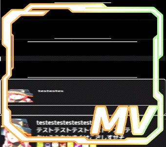 サイバーパンクメッセージウィンドウ開閉＆エフェクト　【RPGツクールMV用】