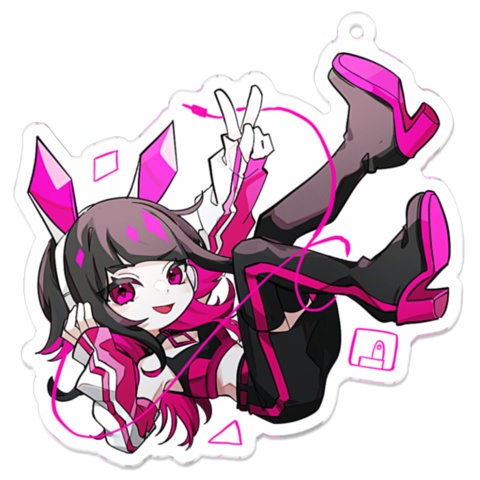 うさぎ耳あられアクキー