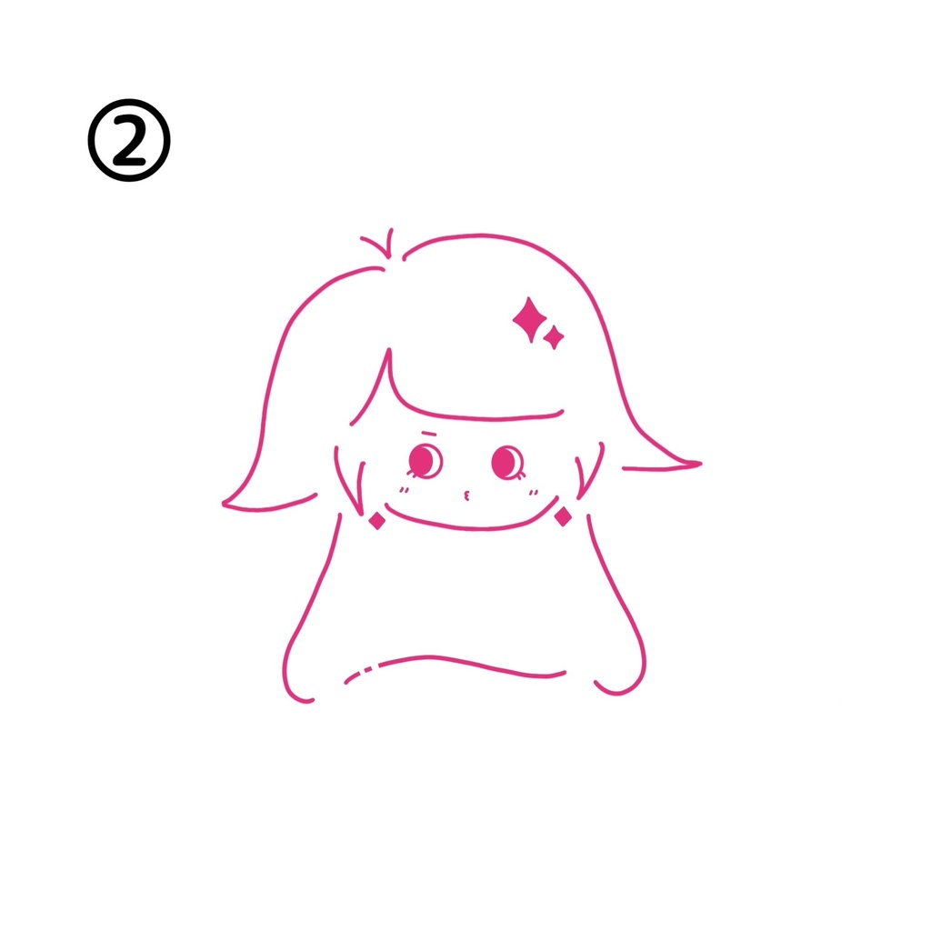 【受注生産】あられの手描きめじるしアクセサリー