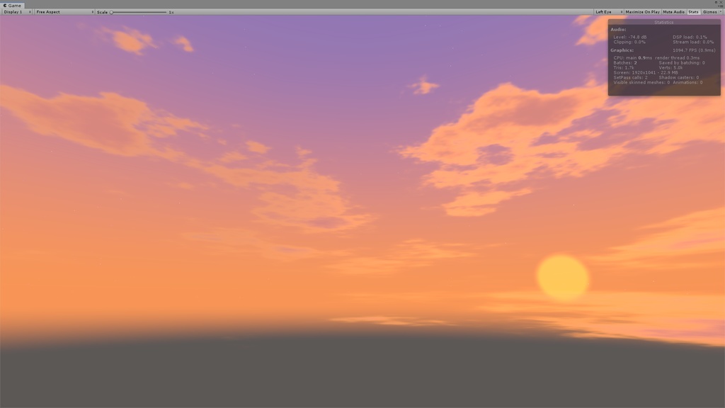 Unity用プロシージャルSkybox TyphonSkybox