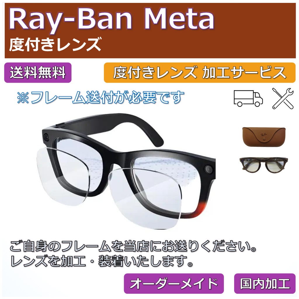 【Ray-Ban Meta】度付きレンズ交換サービス