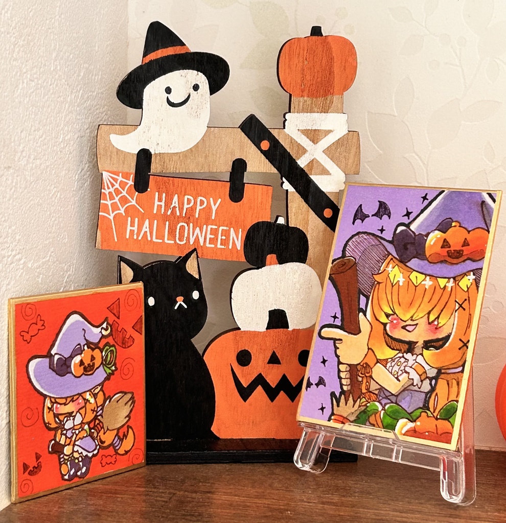 魔法使いちゃん  色紙2枚セット