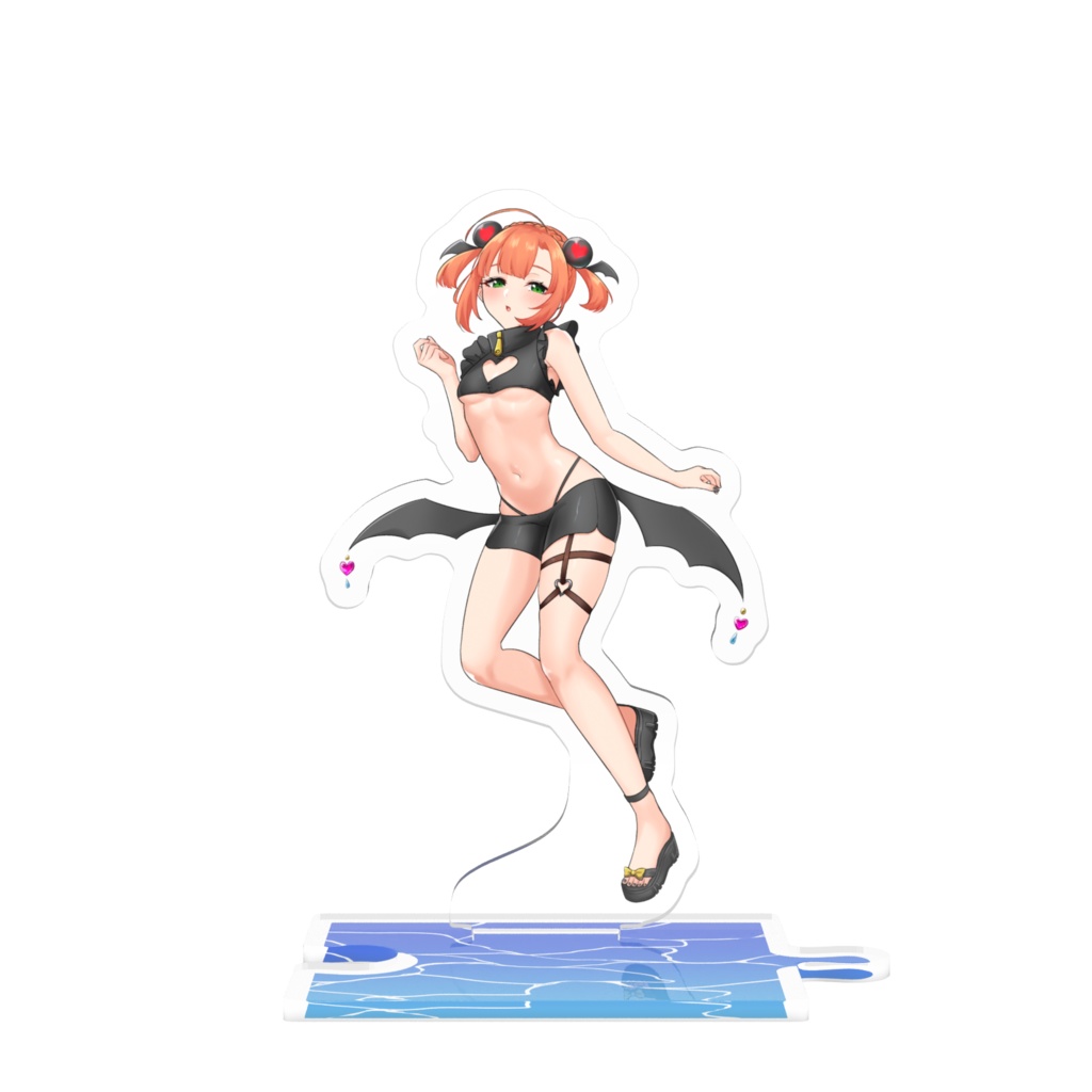 久遠シイ 7周年記念つながるアクスタ-黒-