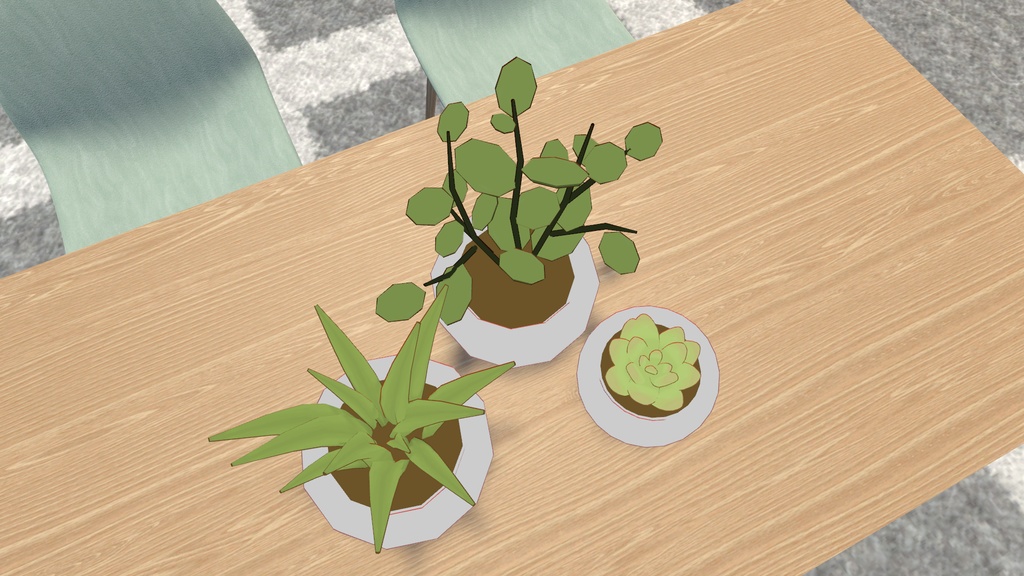 かわいい観葉植物3点セット