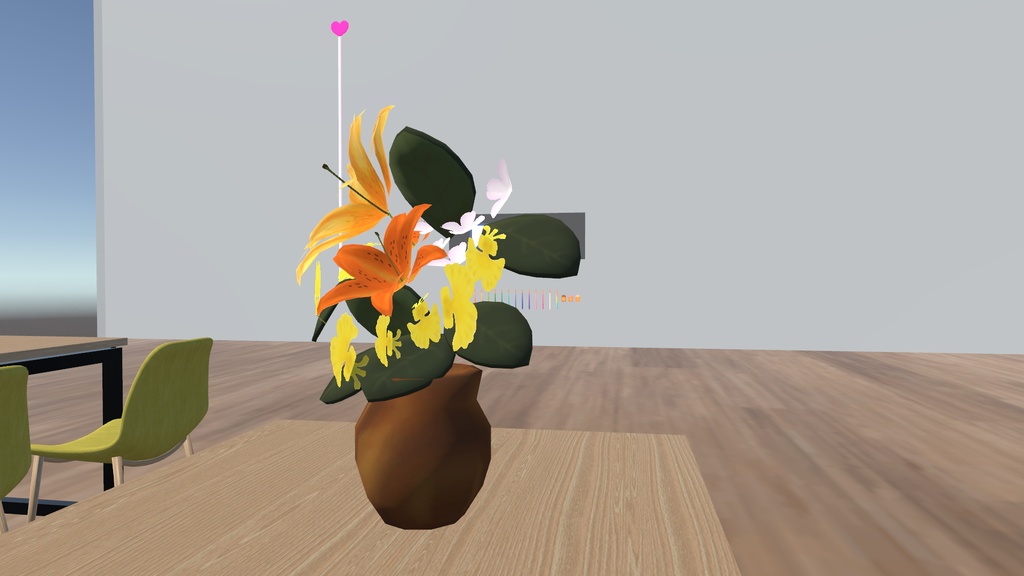 スナックとかにありそうな花