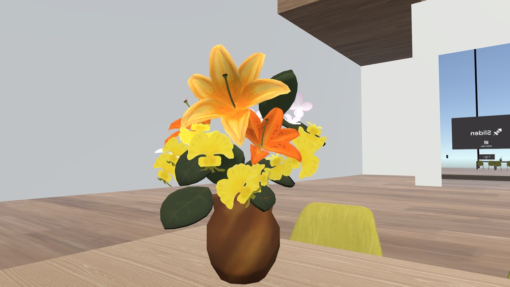 スナックとかにありそうな花