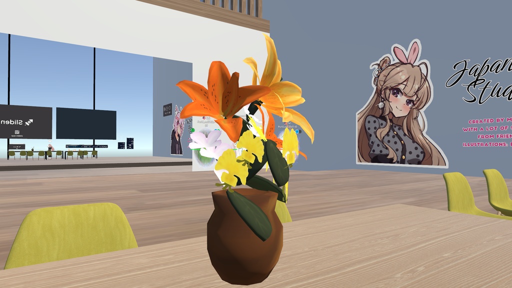 スナックとかにありそうな花