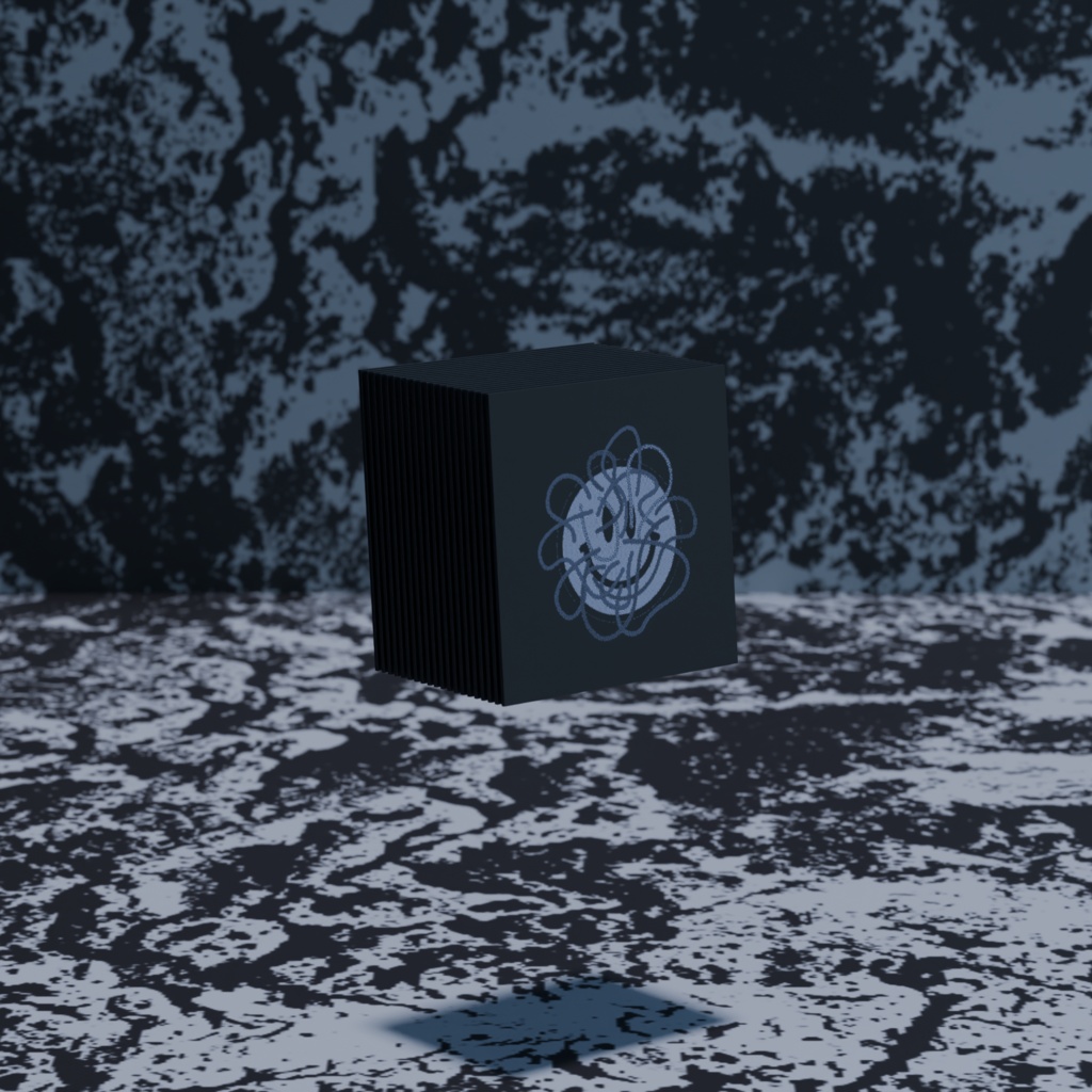 3DCG【Record_shelf】