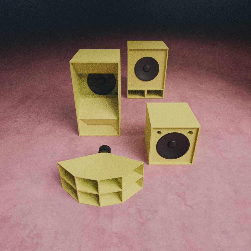 3DCG【Speakers】