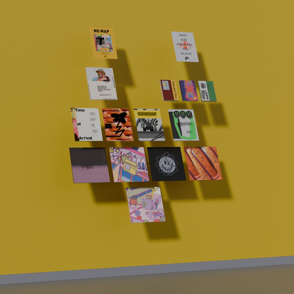 3DCG【bookshelf】