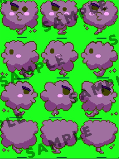 【4K対応】表情10種!カワイイ雨雲 マスコット素材パック 【立ち絵&キャラチップセット】