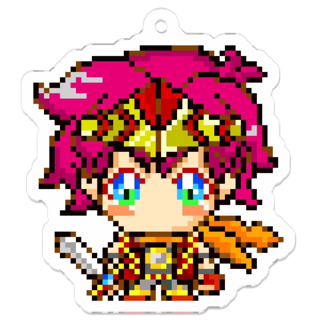 【メシアノード】勇者【アクリルキーホルダー】50 x 50 (mm)