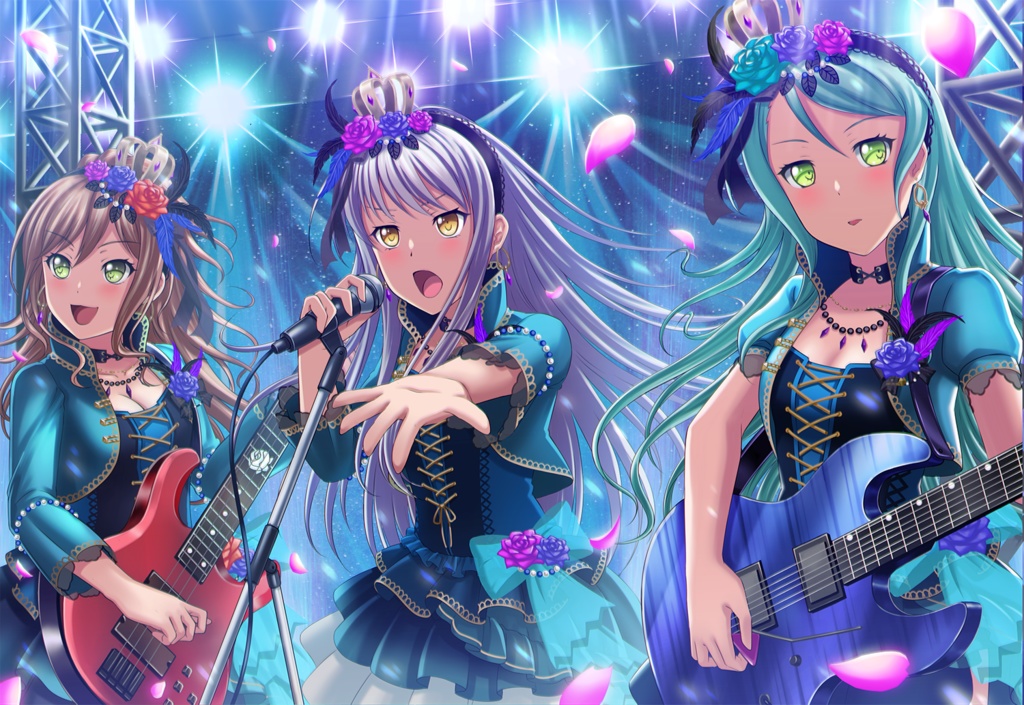 C97頒布 ~Rose Garden~ バンドリイラストレーション