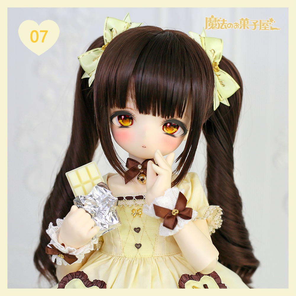 「恋するチョコ」ドール用リボンヘアアクセサリー(29色展開)