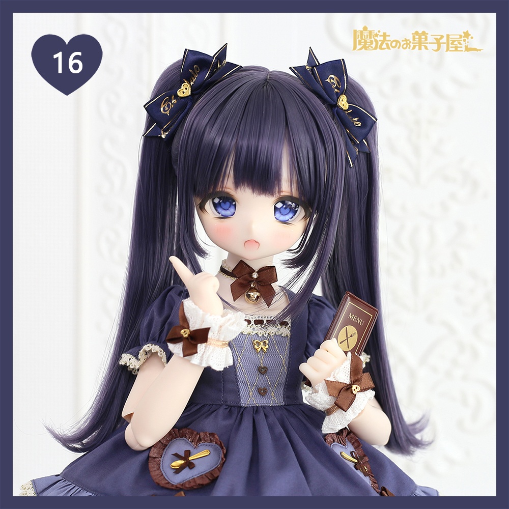 「恋するチョコ」ドール用リボンヘアアクセサリー(29色展開)