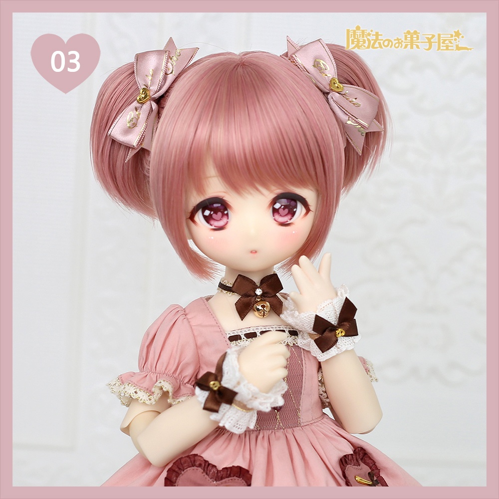 「恋するチョコ」ドール用リボンヘアアクセサリー(29色展開)