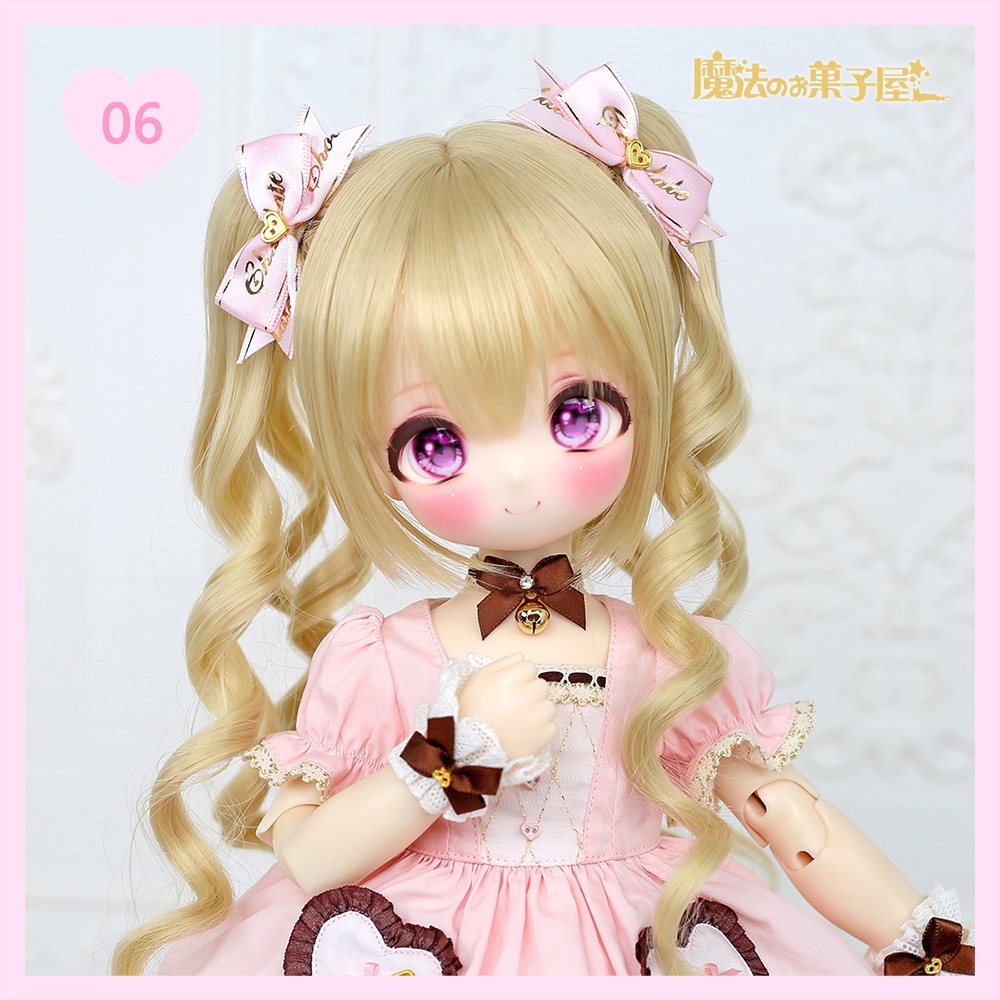 「恋するチョコ」ドール用リボンヘアアクセサリー(29色展開)