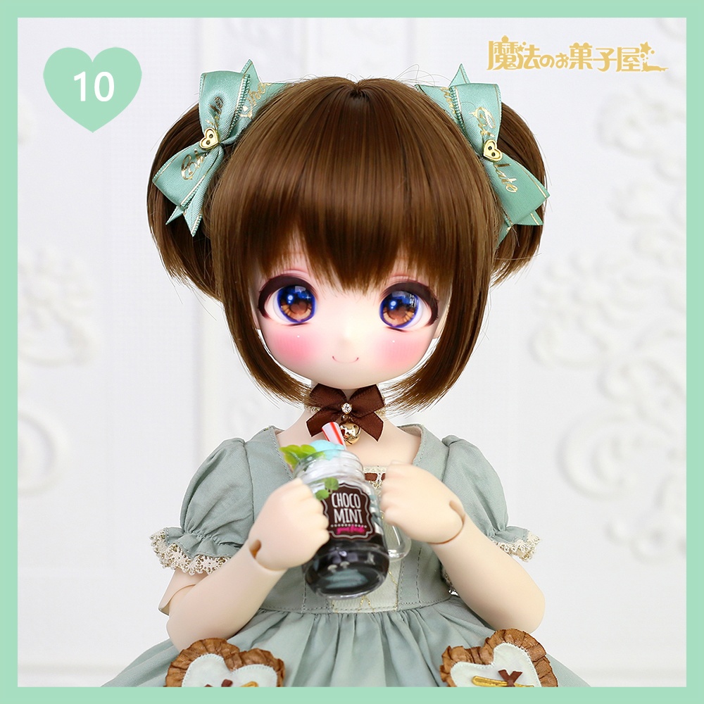 「恋するチョコ」ドール用リボンヘアアクセサリー(29色展開)