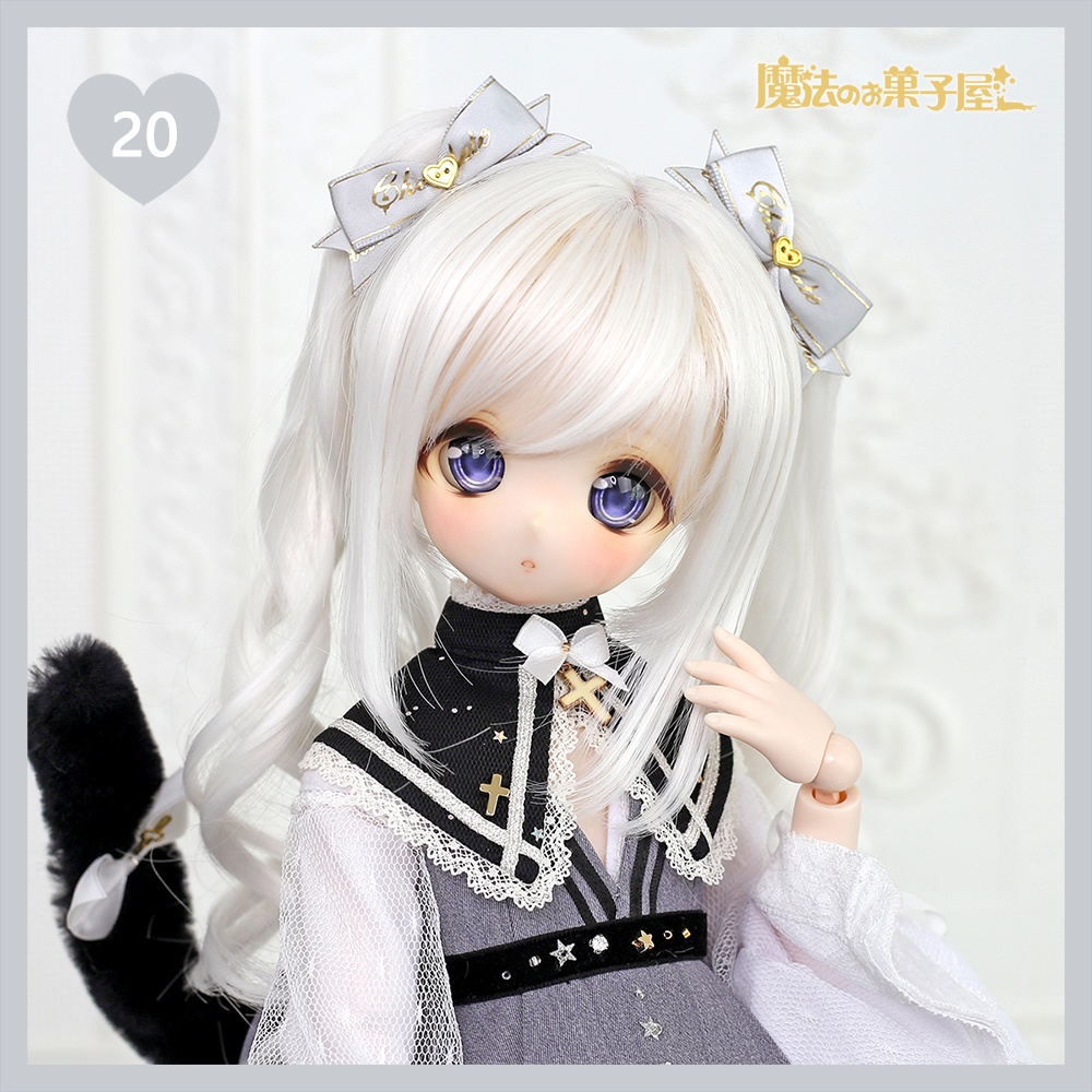 「恋するチョコ」ドール用リボンヘアアクセサリー(29色展開)