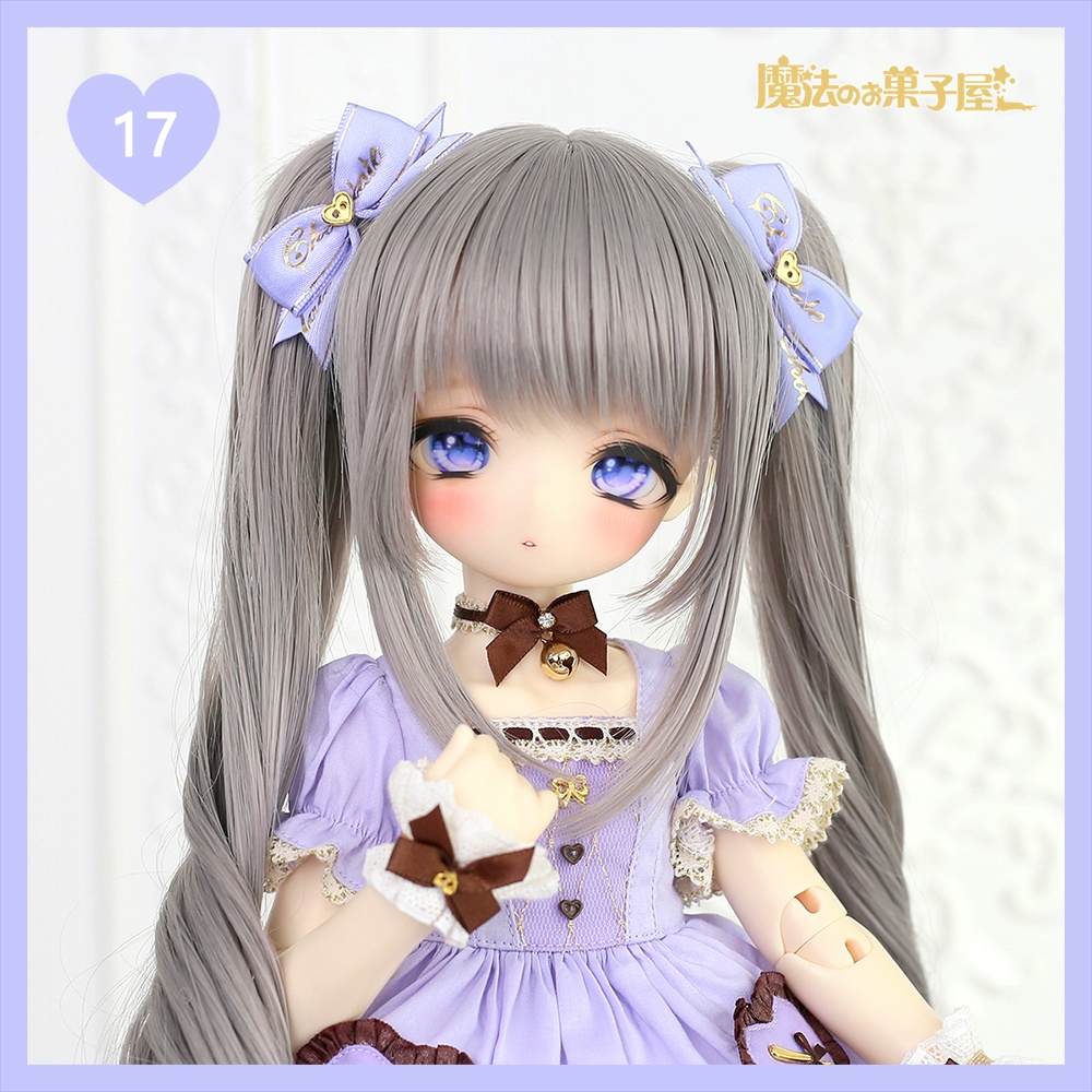 「恋するチョコ」ドール用リボンヘアアクセサリー(29色展開)