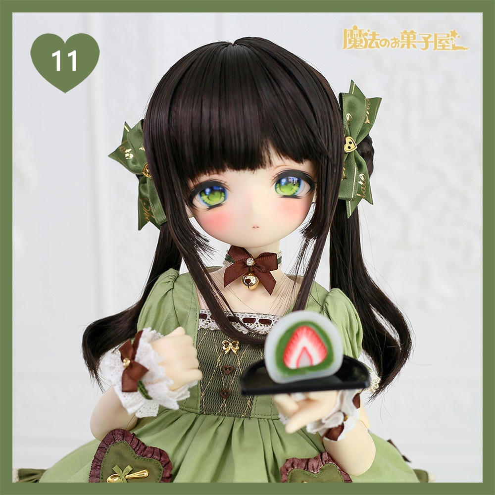 「恋するチョコ」ドール用リボンヘアアクセサリー(29色展開)