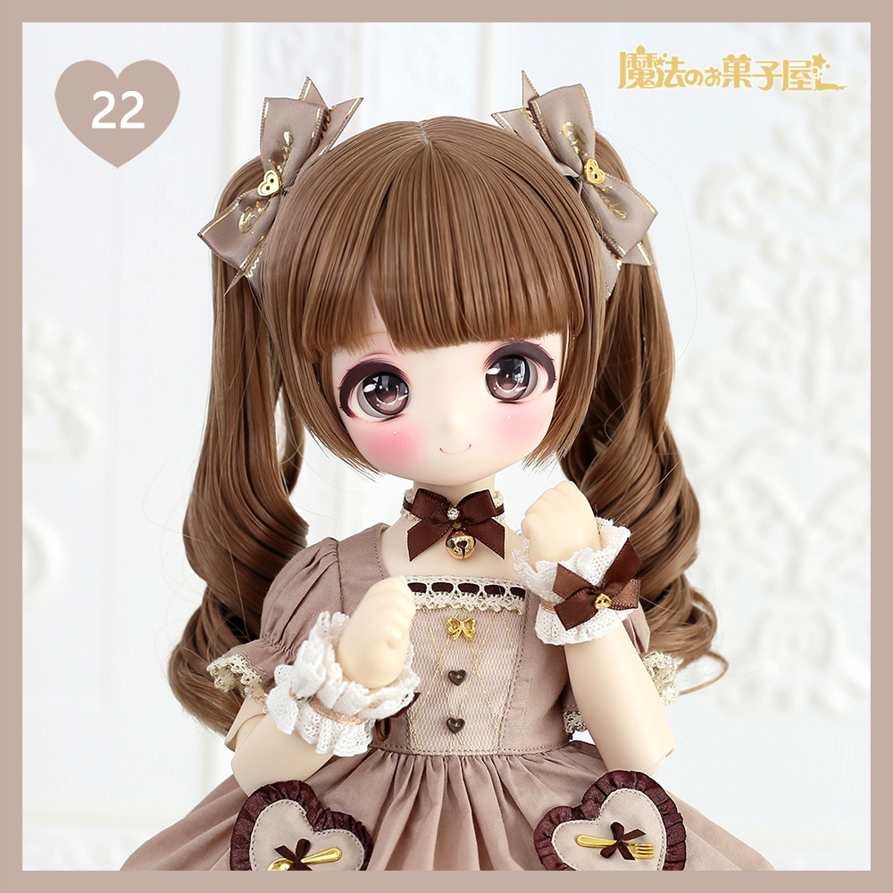 「恋するチョコ」ドール用リボンヘアアクセサリー(29色展開)