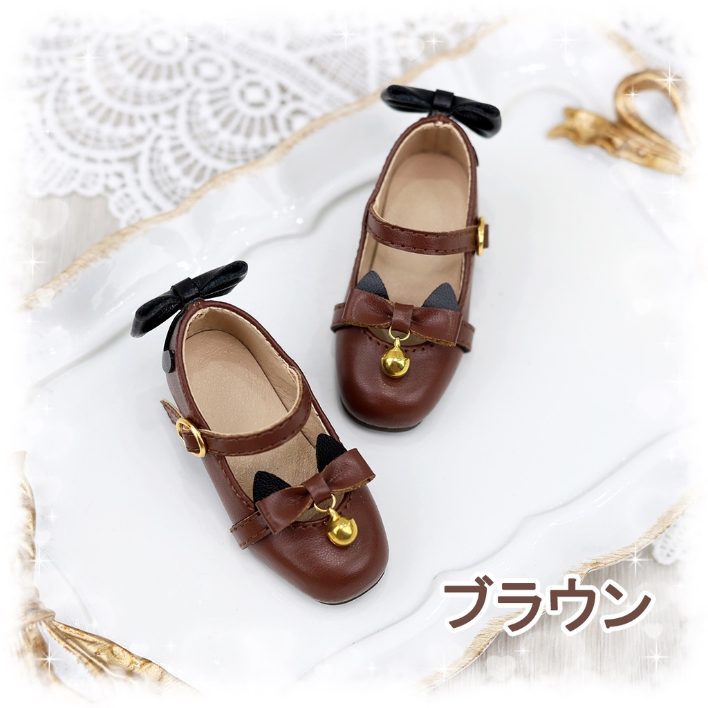 【即納品】「すずニャン」1/4&1/6ドール用シューズ