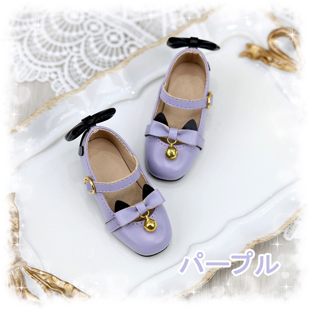 【即納品】「すずニャン」1/4&1/6ドール用シューズ