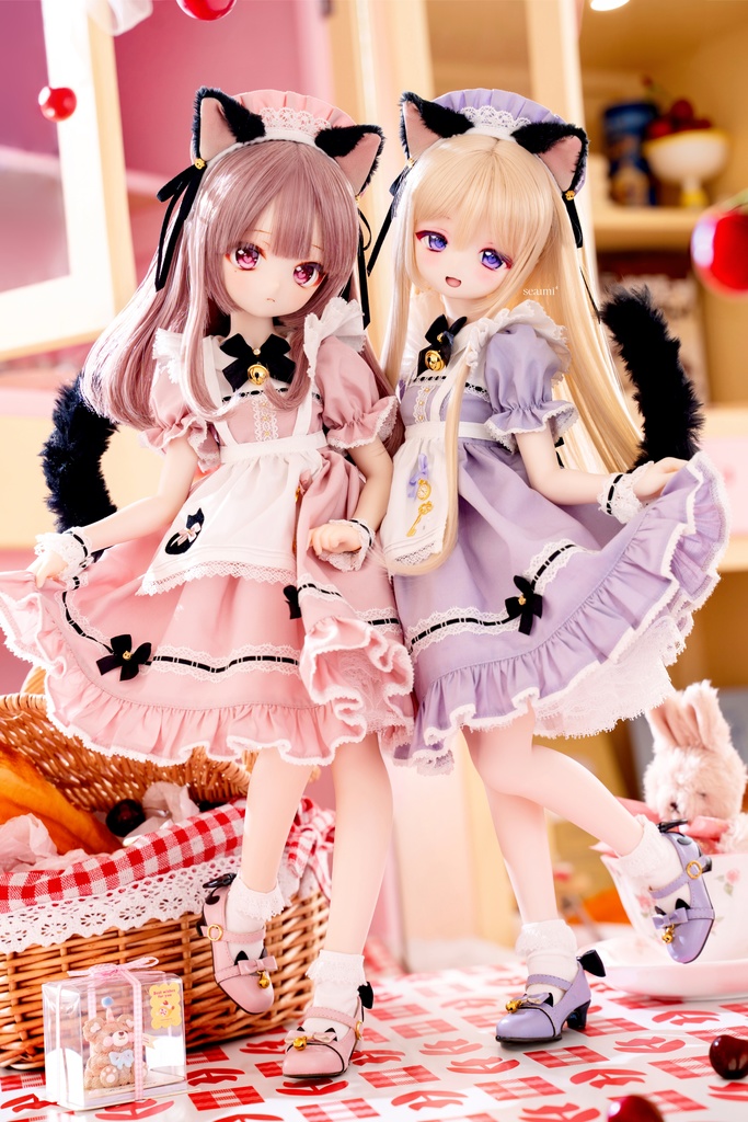 【即納品】「すずニャン」1/4&1/6ドール用シューズ