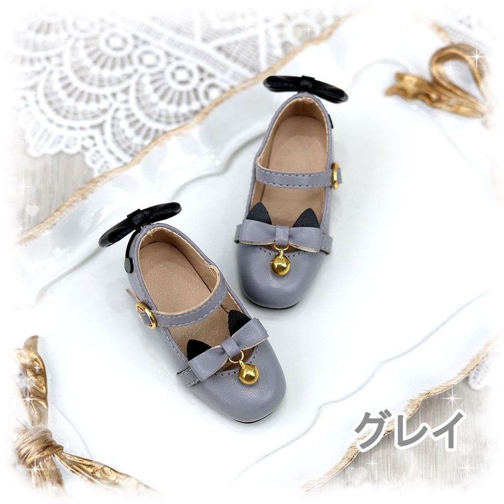 【即納品】「すずニャン」1/4&1/6ドール用シューズ