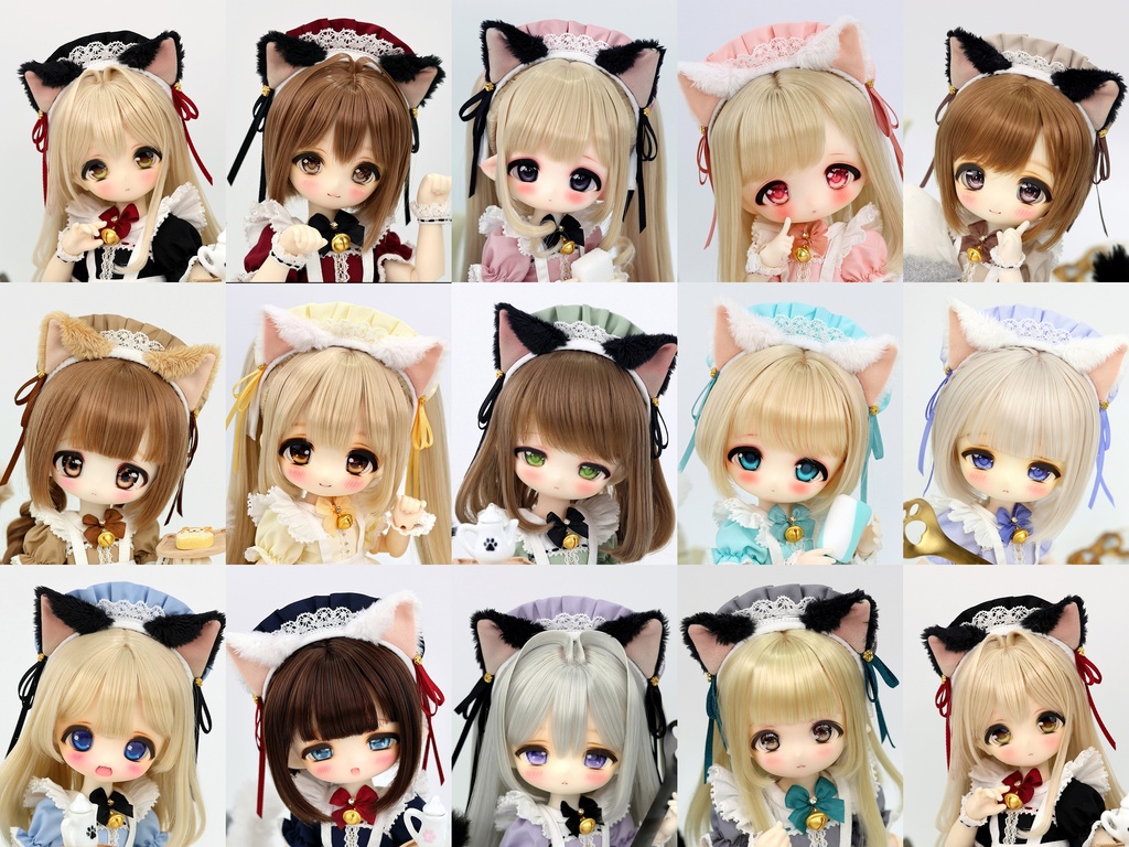 【受注予約】「ニャンコのお茶会」猫耳カチューシャ追加購入