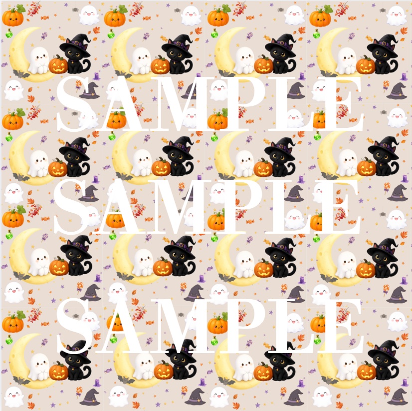 ハロウィンデザイン デジタルペーパー かわいい