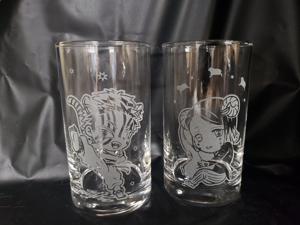 鬼さんガラスタンブラー(無惨/童磨/猗窩座/魘夢/白無惨)