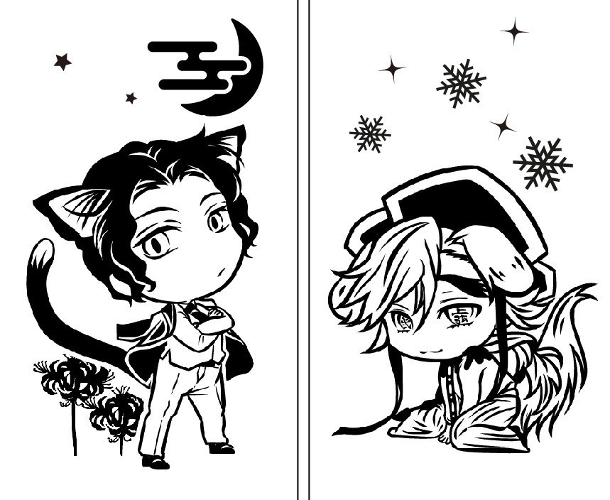 鬼さんガラスタンブラー(無惨/童磨/猗窩座/魘夢/白無惨)