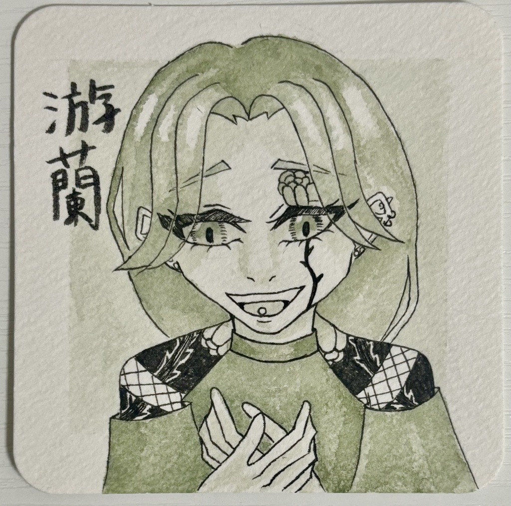 てのひらペーパー・アナログ原画