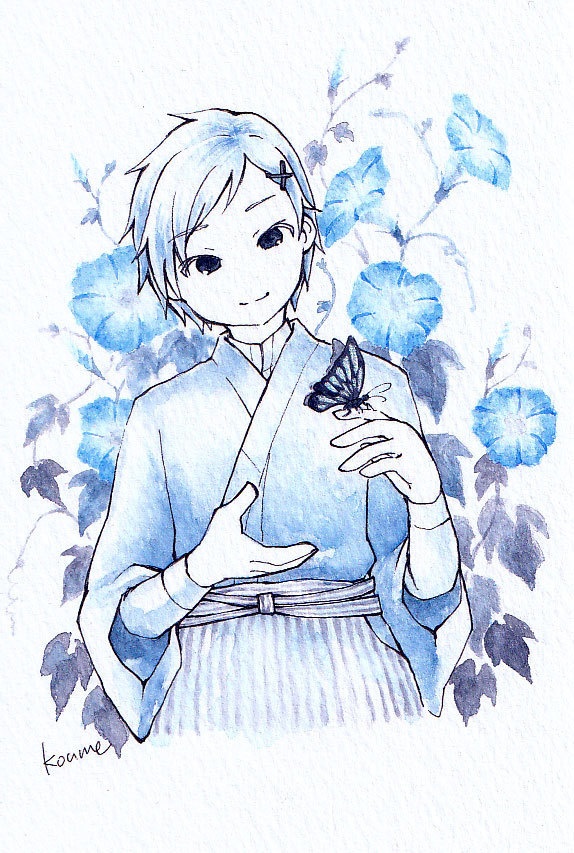 ドローイング【アサガオ】