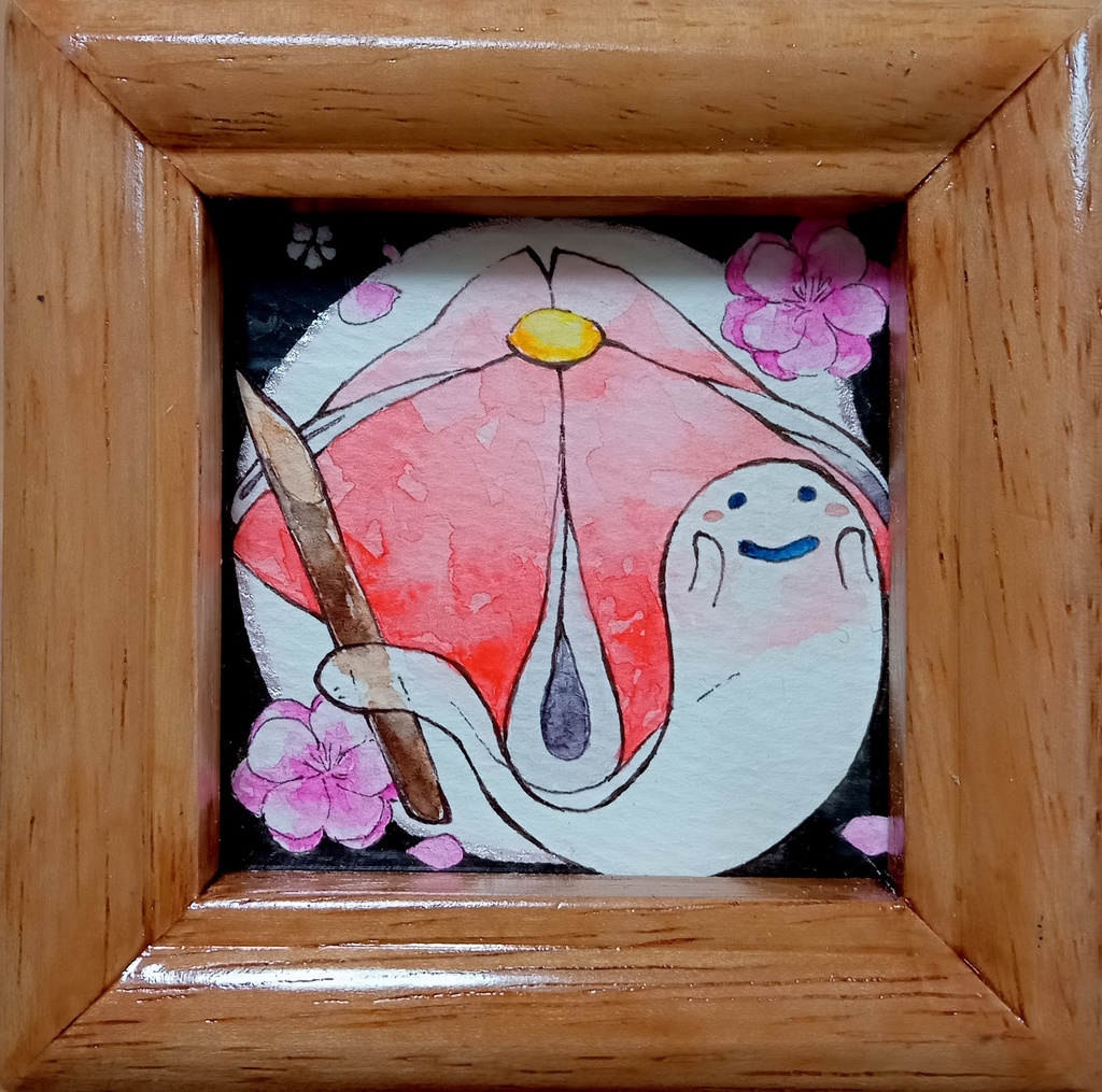 ミニ原画「未開香」