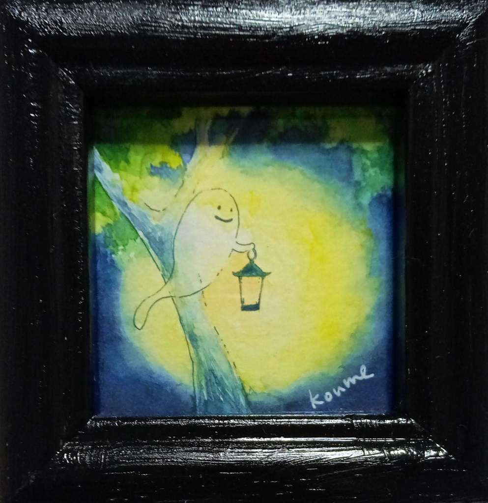 ミニ原画「灯り」01