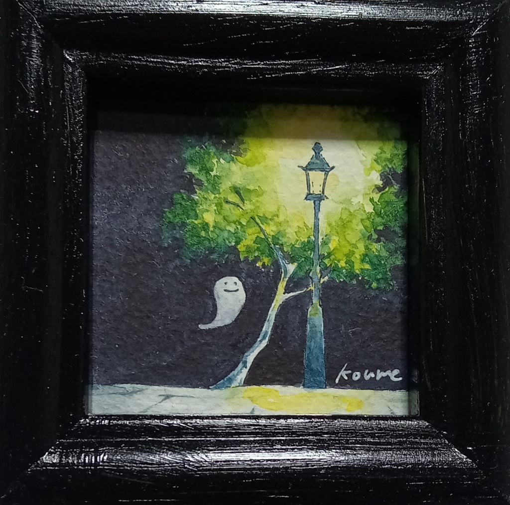 ミニ原画「灯り」03