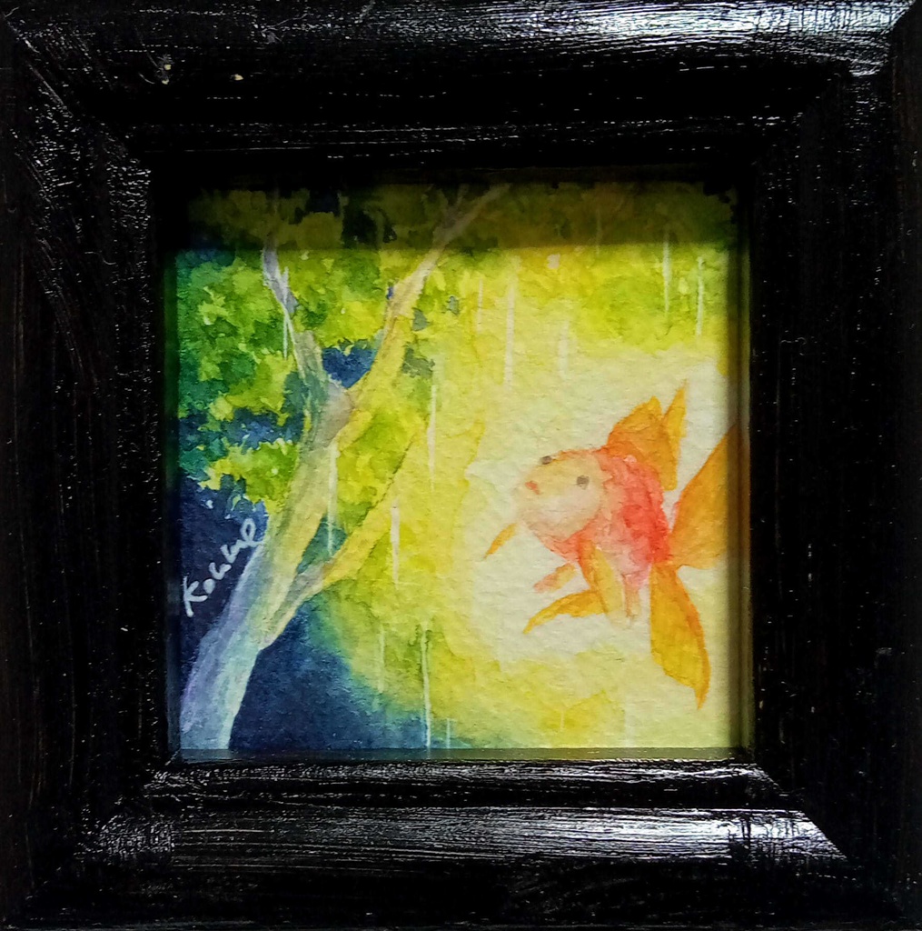 ミニ原画「灯り」04