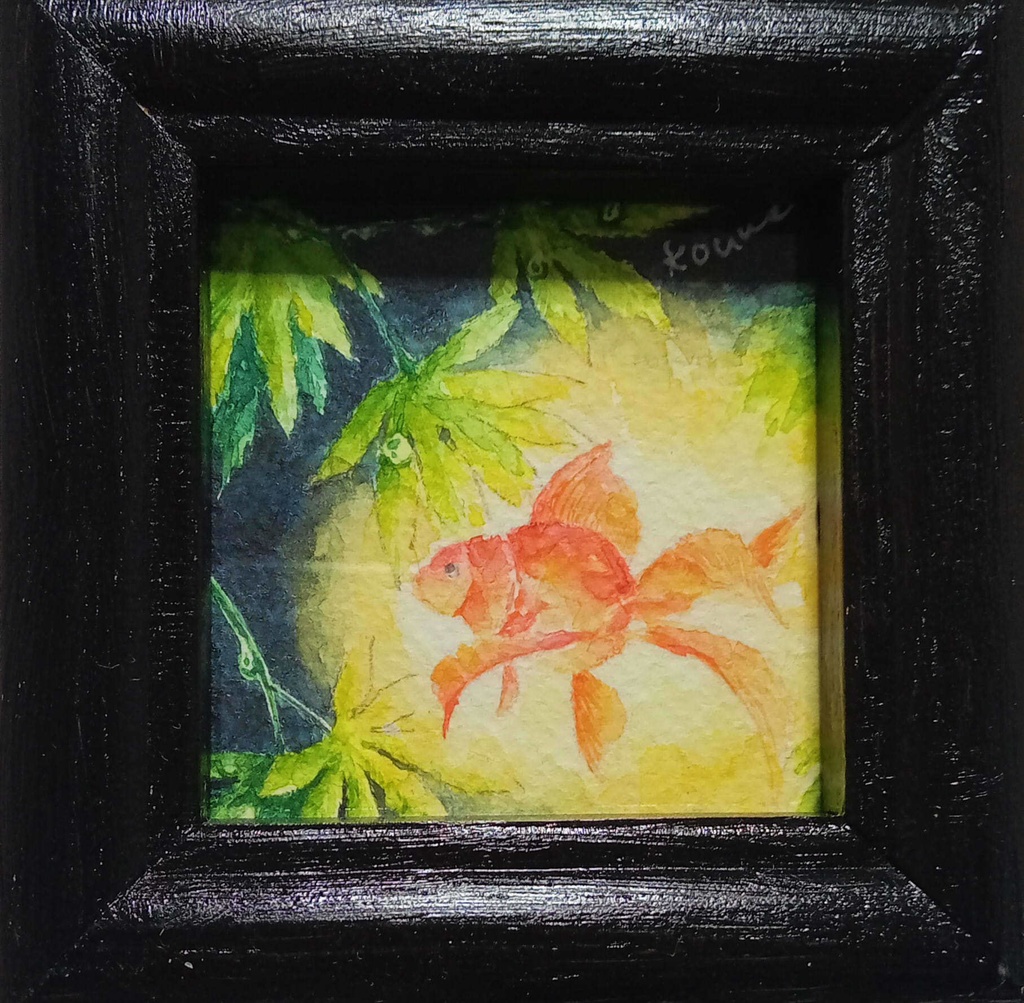 ミニ原画「灯り」06