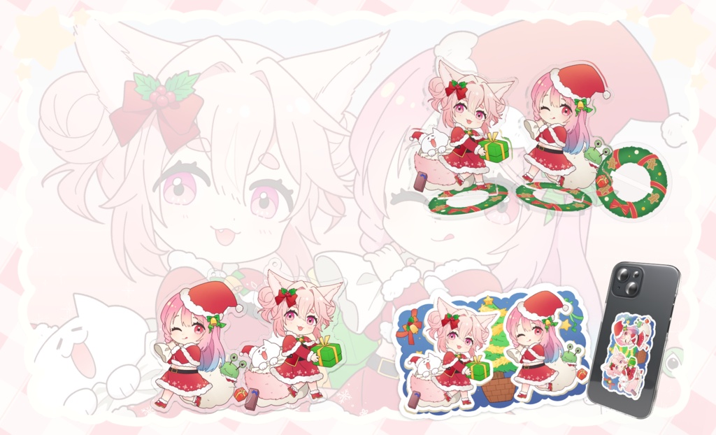 🎄2025X'mas⭐スマホステッカー🎅