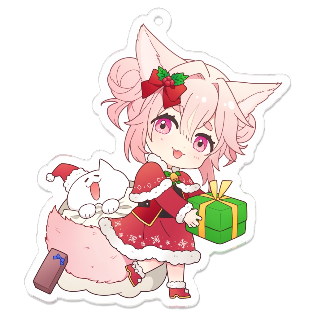 🎄2025X'mas⭐たろサンタ🎅-アクリルキーホルダー