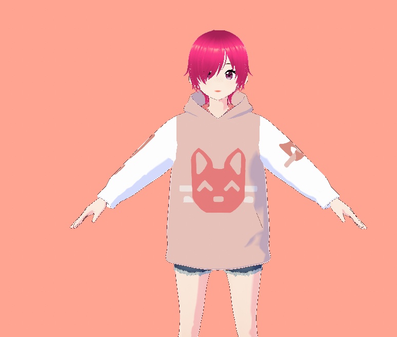 Cat print hoodie/猫柄パーカー