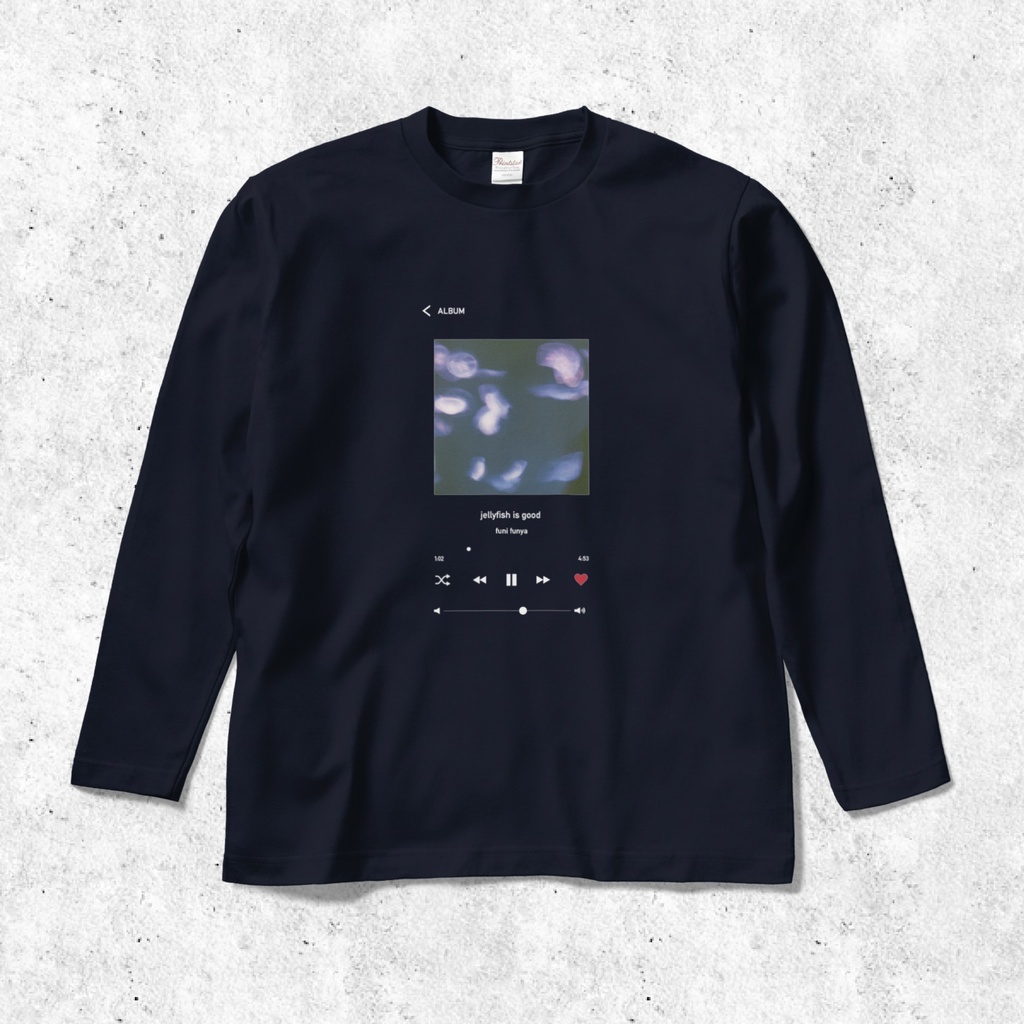 jellyfish is good|ロングスリーブTシャツ