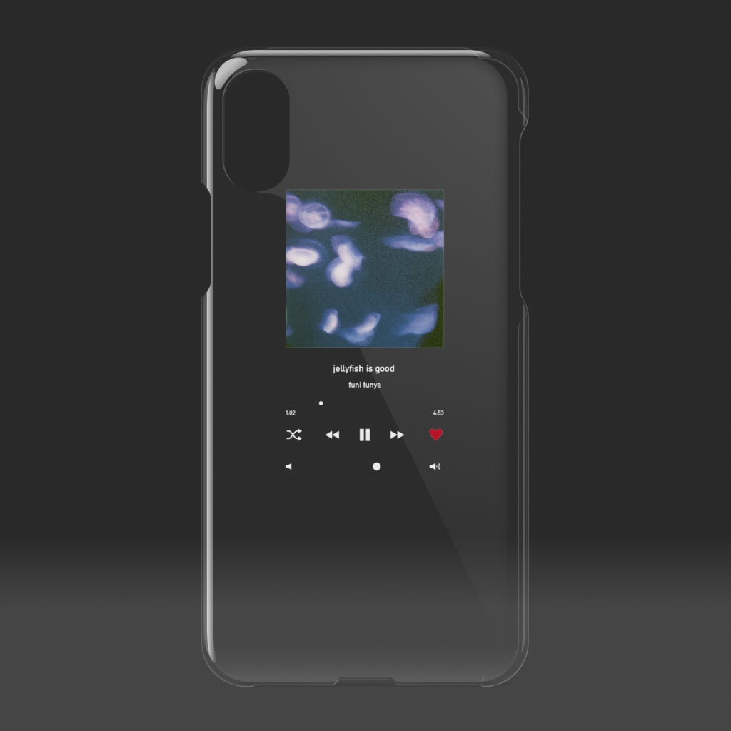 jellyfish is good|クリアiPhoneケース