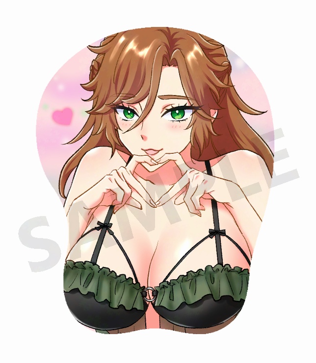 女体化斑♀ ミニおっぱいマウスパッドストラップ